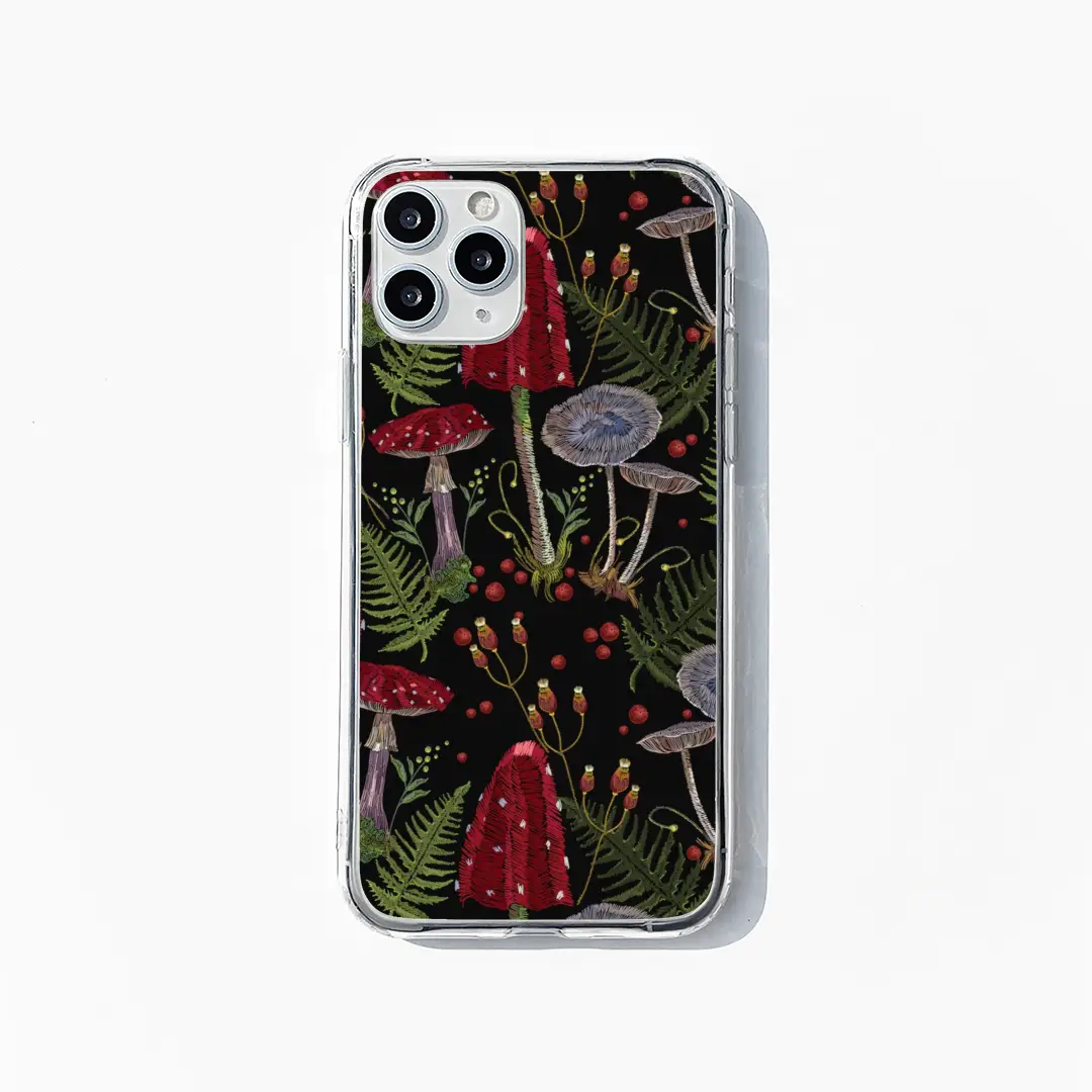 Dark Mushroom Forest Phone Case - Revonix